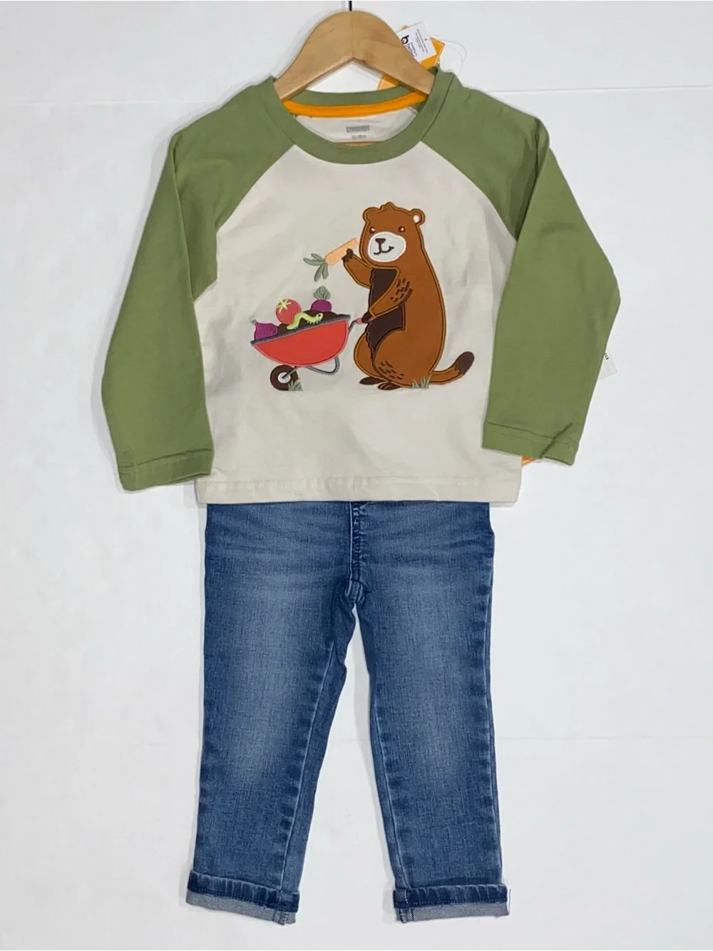 Gymboree Boys NWT Lot: 2 Long Sleeve Tops and 1 Pair of Jeans Size 12-18 Months